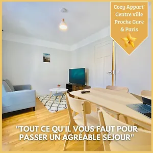Cozy Appart'3 - Centre & Proche Gare - Cozy Massy (Essonne)
